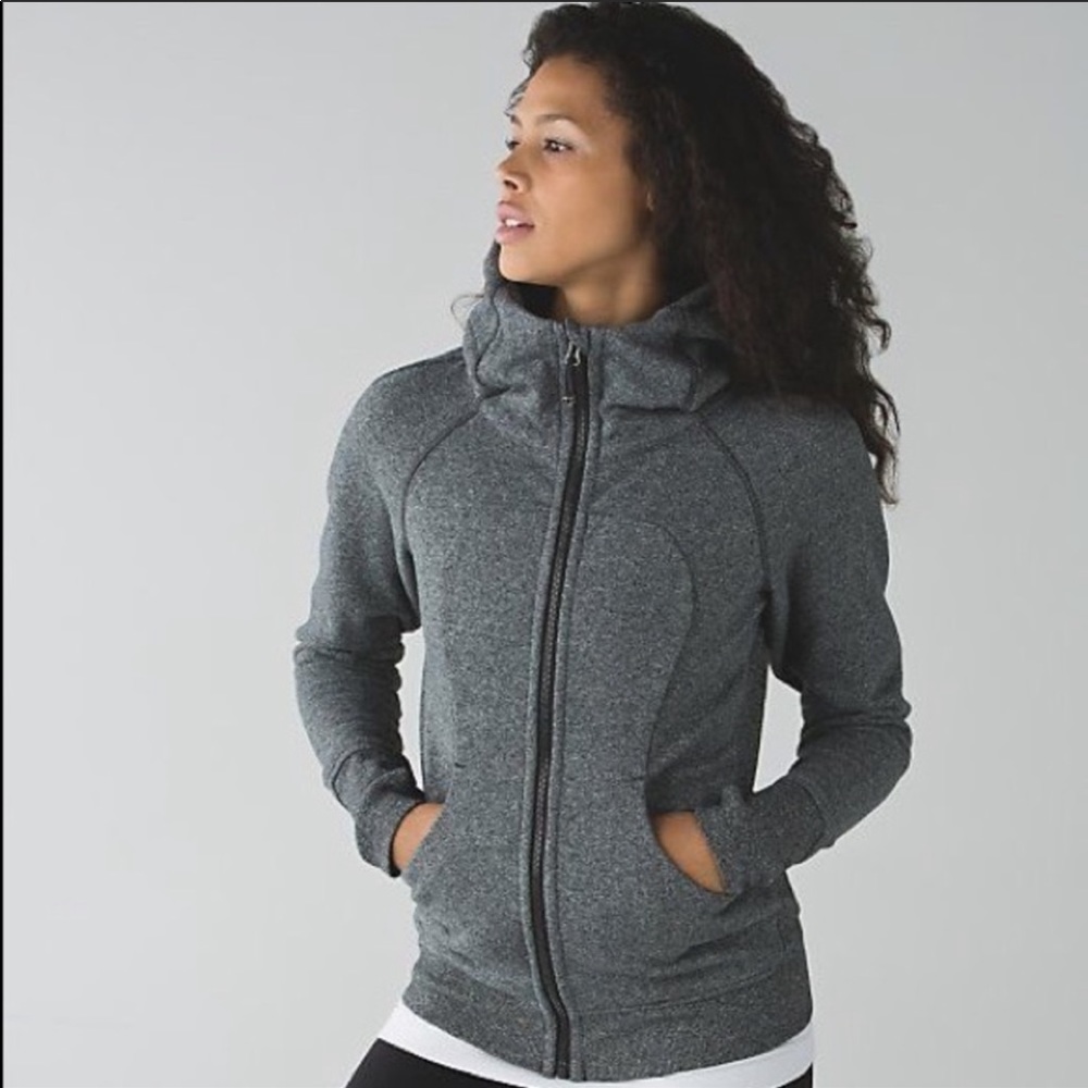 Lululemon Scuba Hoodie Grey, 2, like new, fleece